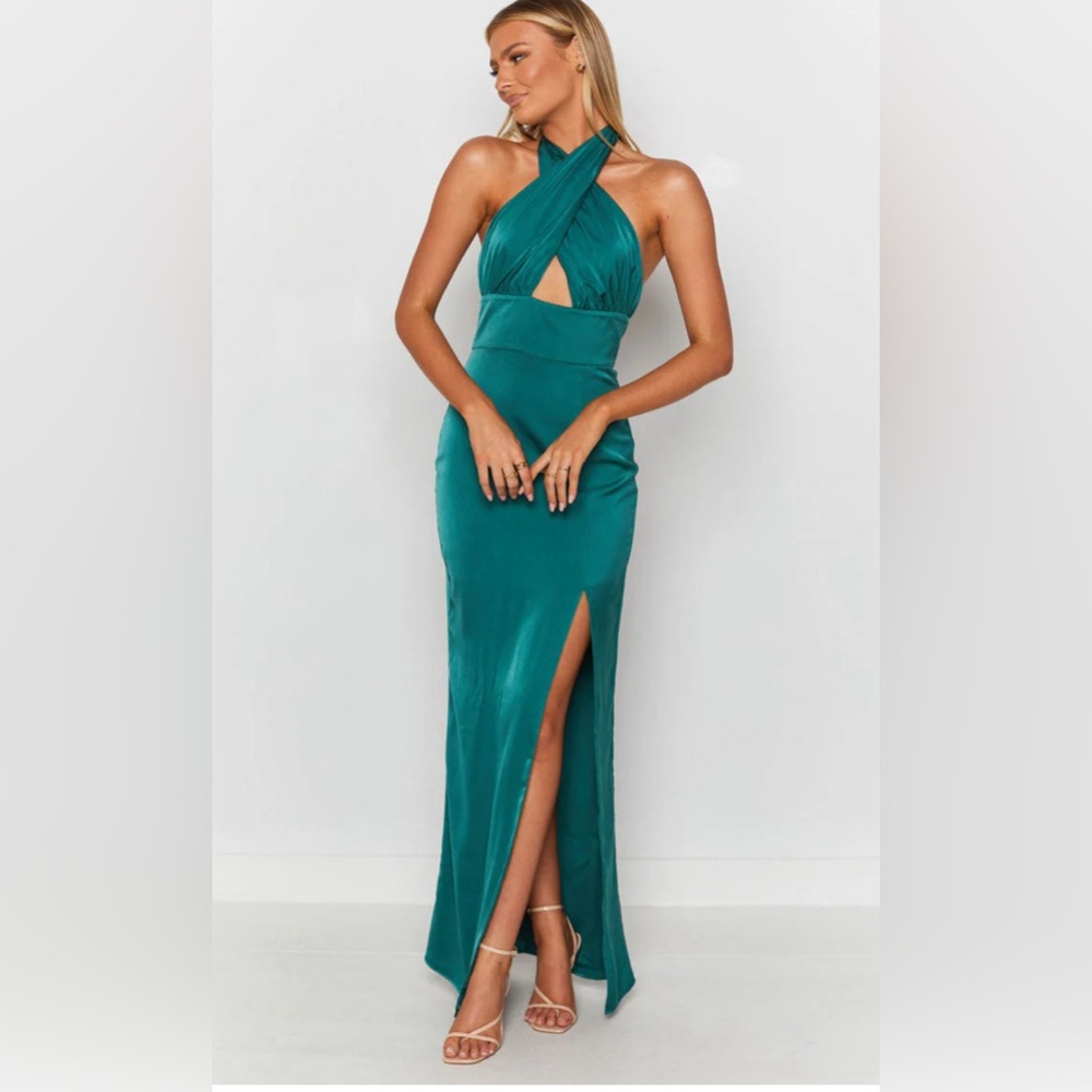 NWT!!!! Beginning Boutique Formal Dress- Peacock